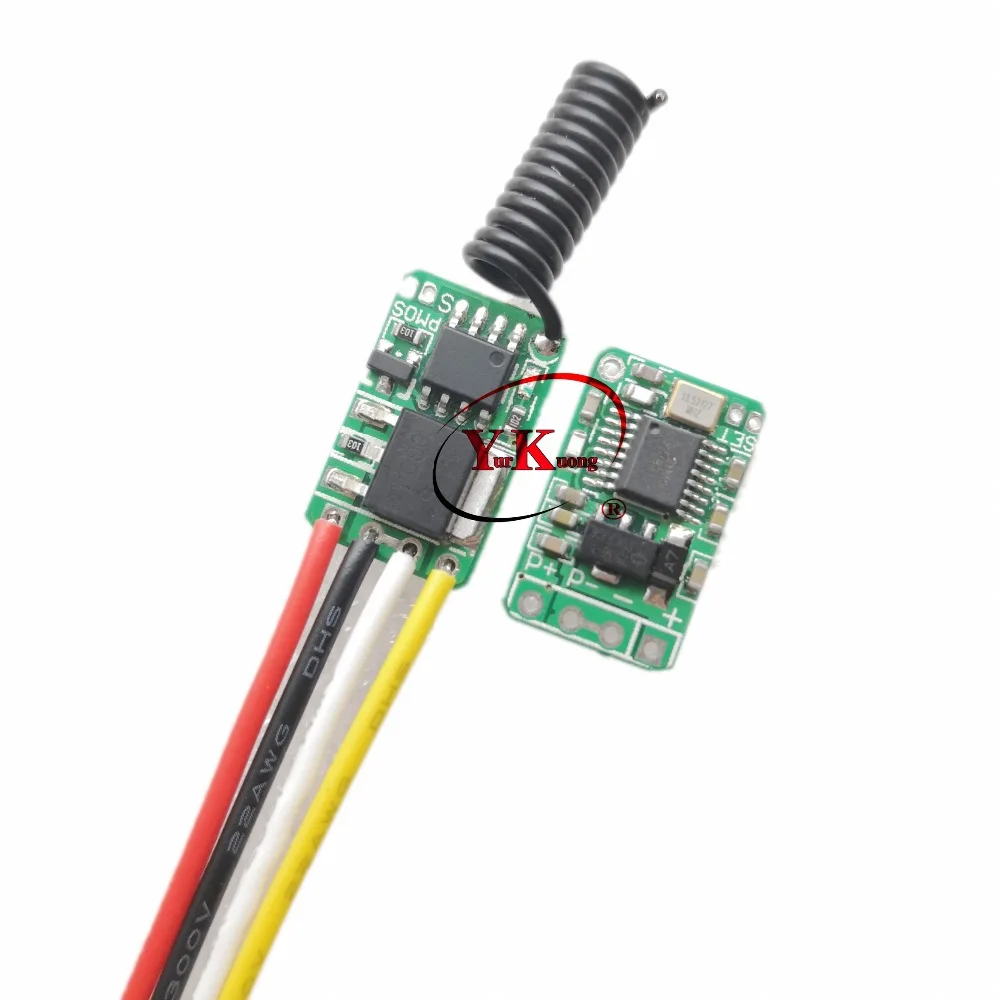 3.7V Remote Switch Power Saving 0.6ma Standby Current RF Wireless Remote Control Switch 3.3V 3.6V 4.2V 433 power remote on off