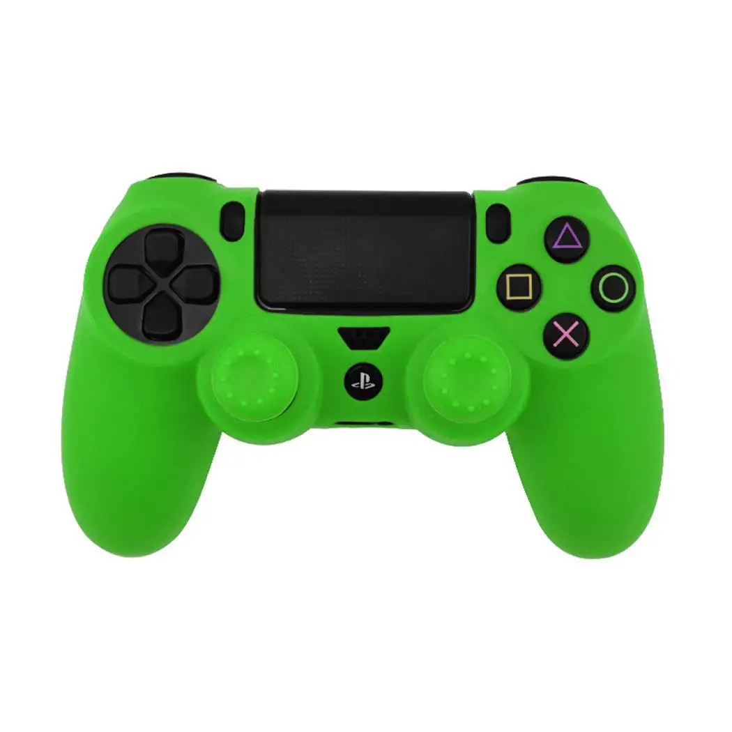 Мягкий силиконовый чехол для PS4 Pro с тонкими ручками Защитный Твердый захват