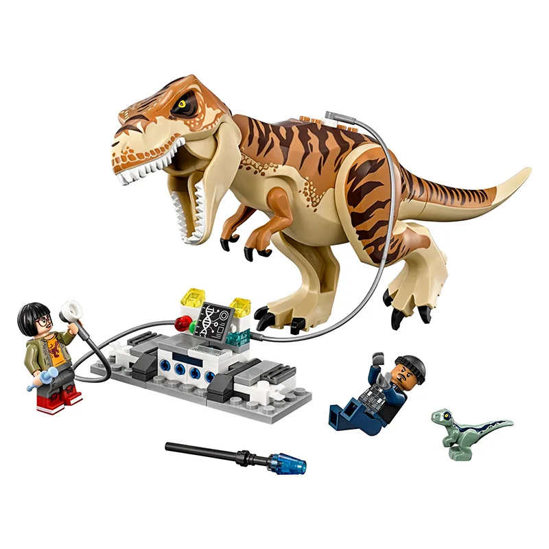 Мир Юрского периода Серия T. rex транспортная Модель Строительный блок кирпичная