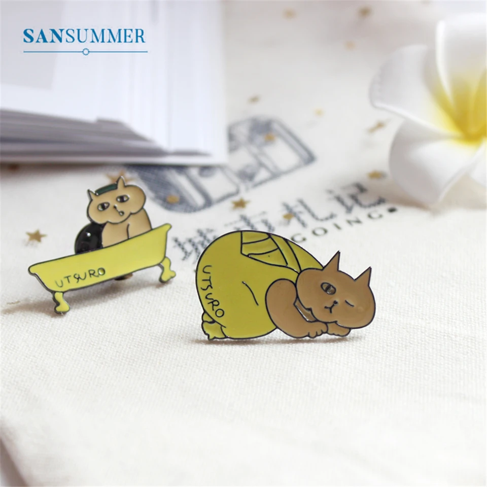 SANSUMMER брошь ювелирные изделия забавная мультяшная преувеличенная