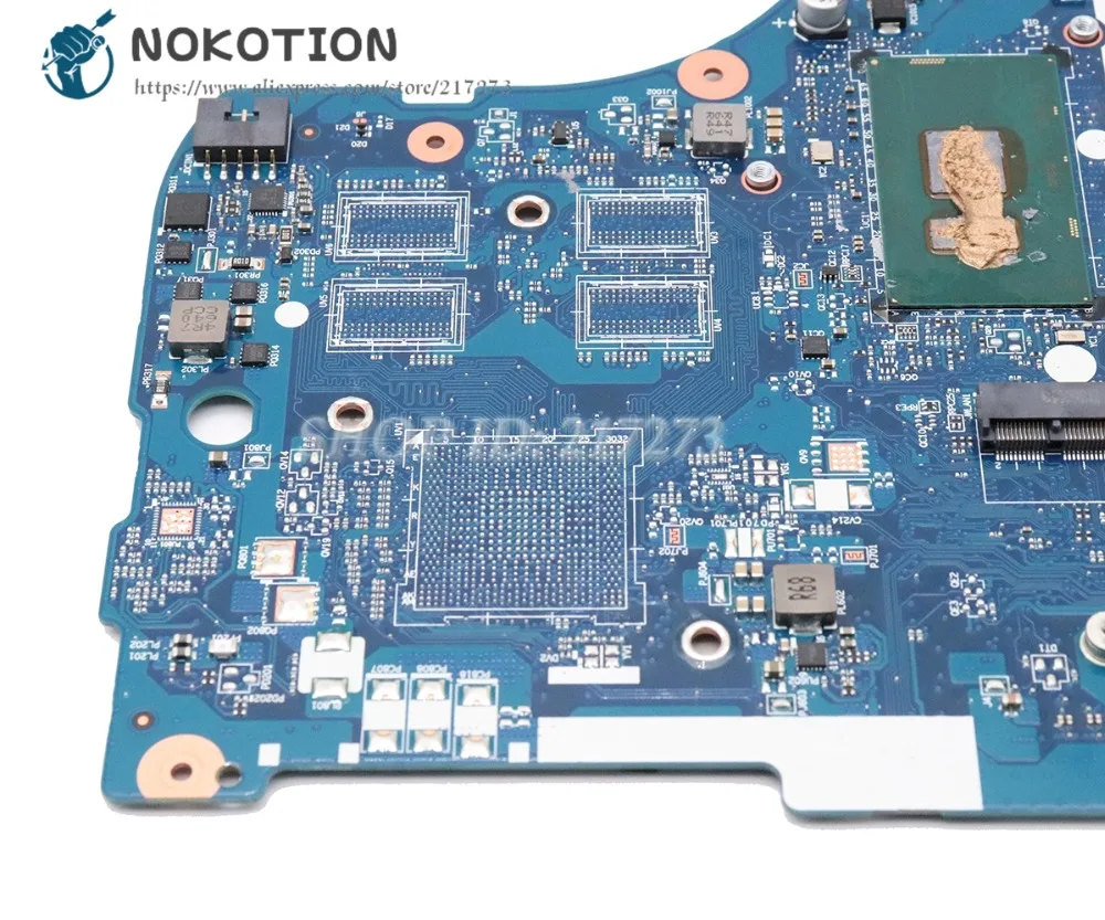 NOKOTION 5B20K61885 BMWD1 NM-A491 материнская плата для ноутбука Lenovo 300-17ISK основная SR2EY I5-6200U CPU