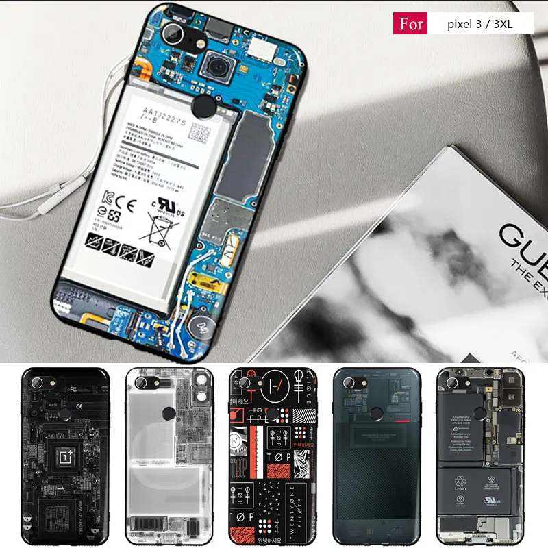 Чехол для Pixel 3 3XL довольно интересный силиконовый мягкий ТПУ чехол 2 2XL 3A XL