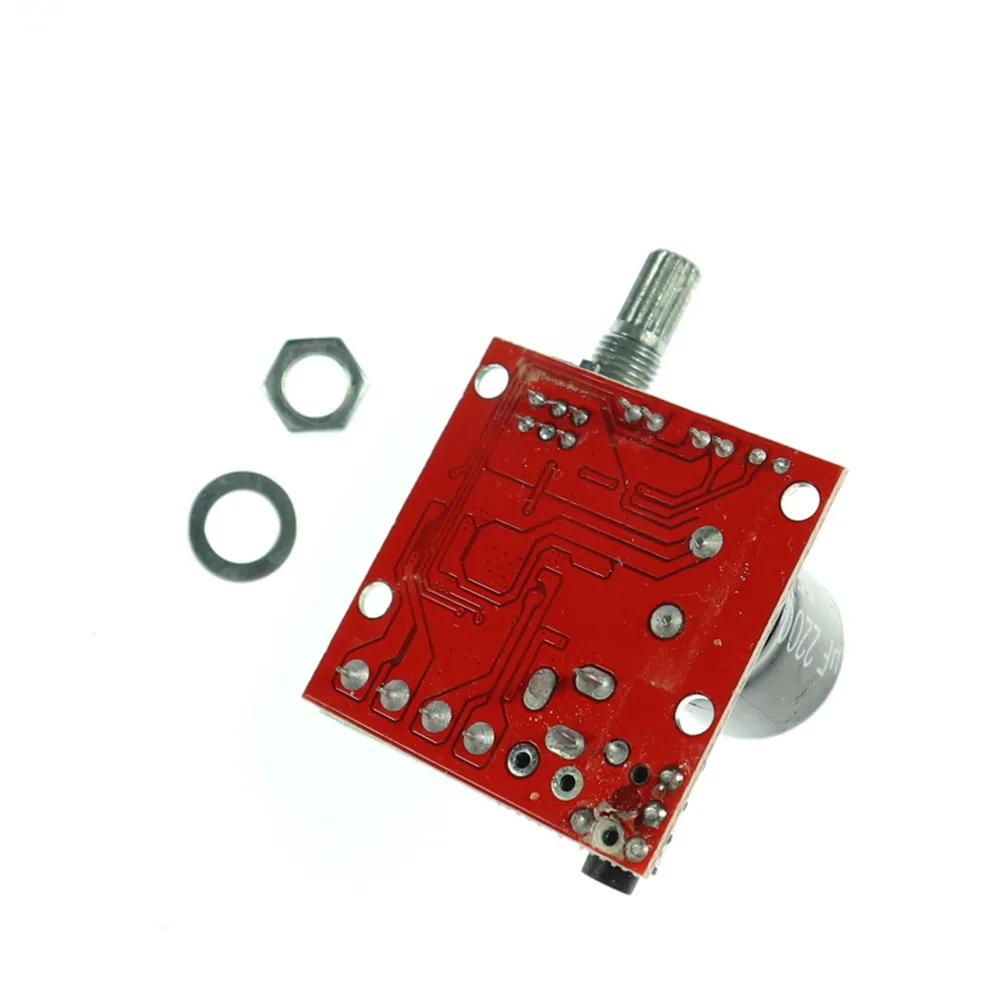 KJ242 12В мини Hi Fi PAM8610 аудио стерео усилитель плата 2X10W двухканальный D Класс низкая