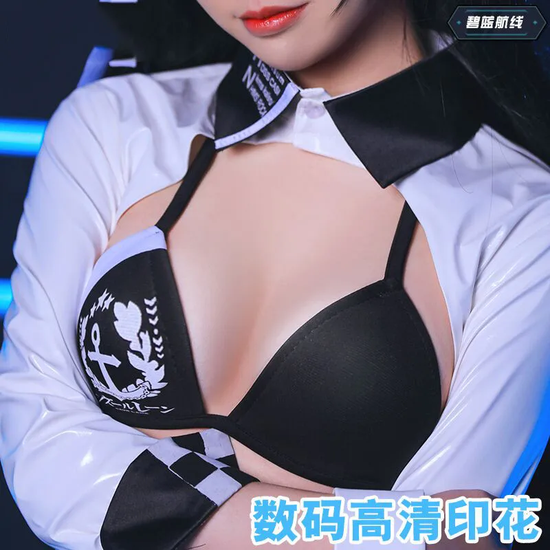 Azur Lane IJN Atago карнавальные костюмы для мобильных игр гоночная черная сексуальная