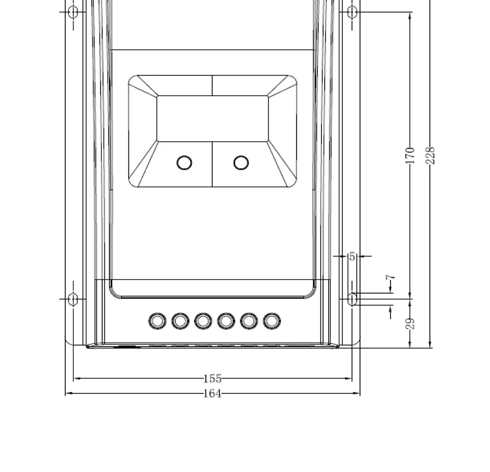 10A 20A 30A 40A 12 V/24 V Солнечный контроллер заряда Панели солнечные Батарея регулятор MPPT пульта зарядное напряжение регулируется