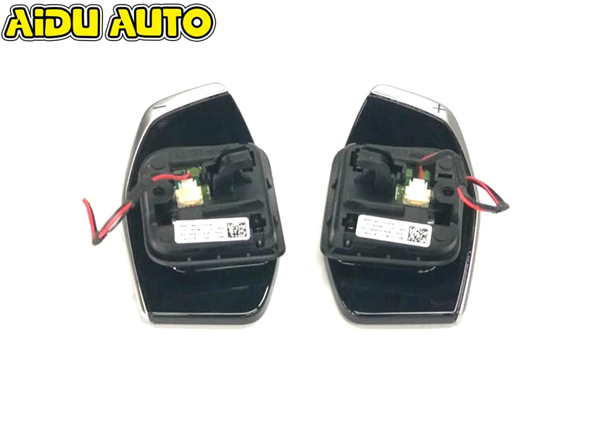 Для Audi A3 8V A4 B9 8W A5 Q2 пианино краска Tiptronic черный глянцевый хромированный руль