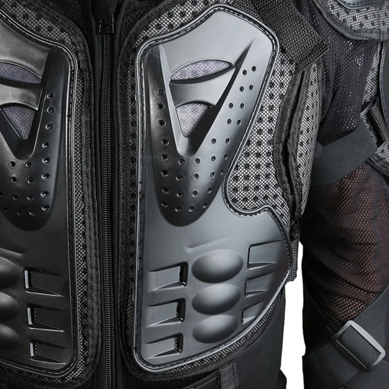 Мотоциклетная Броня куртка мотоцикл всего тела футболка Armor куртка Защита спины плечо снаряжение S-XXXL Черный дропшиппинг