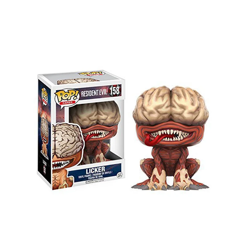 FUNKO POP 10 см житель Evil Jill Nemesis Leons Licker ПВХ фигурка Коллекция Модель игрушки для детей подарок на день рождения