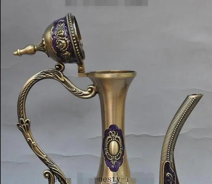 Китайская королевская Дворцовая медная перегородчатая эмаль с цветочной