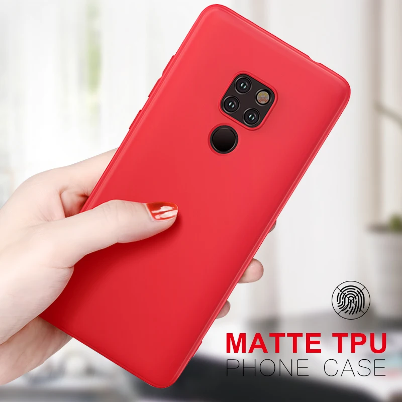 Матовый чехол для Huawei Mate 20 10 P20 P30 Pro Nova 4 P Smart Y9 2019 Honor 8X MAX 9Lite V9 Play 9i 6C сумка|Бамперы| |
