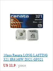 Renata 2 шт./лот 394 SR936SW AG9 Кнопка батарея для ремонт часов инструменты батареи