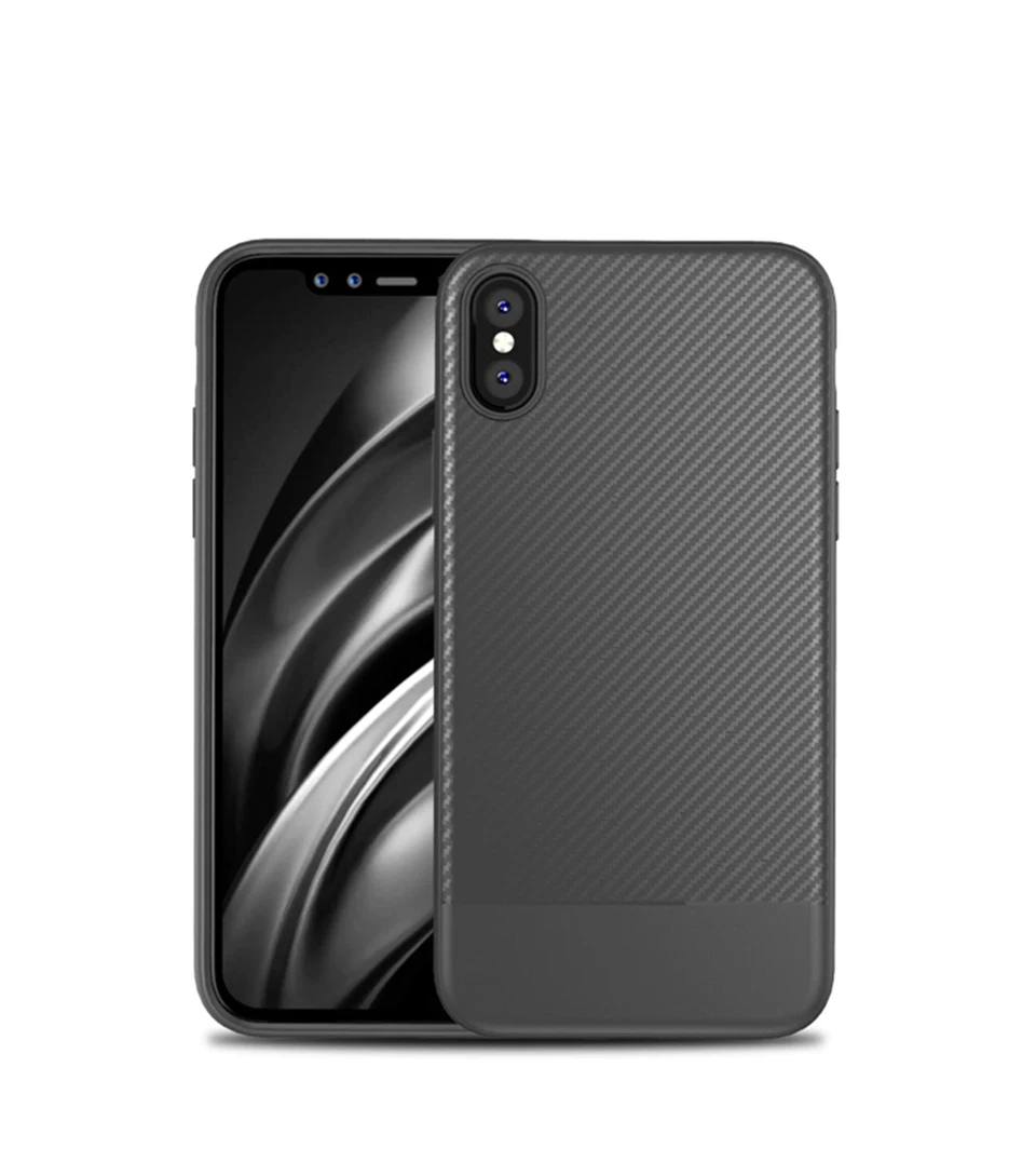 Lovebay чехол для телефона для iPhone 11, 6, 7, 8 Plus, роскошный мягкий ТПУ чехол из углеродного волокна для iPhone X, XR, XS, 11Pro Max, противоударный чехол на заднюю панель