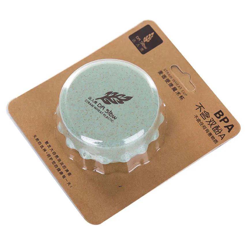 Новый портативный/удобно носить складной соломы пшеницы пластиковая