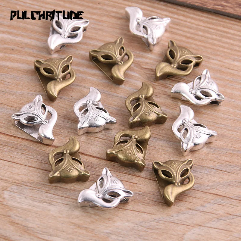 10 шт. двухцветные переходники разделители на лисьи колеса для ювелирных изделий