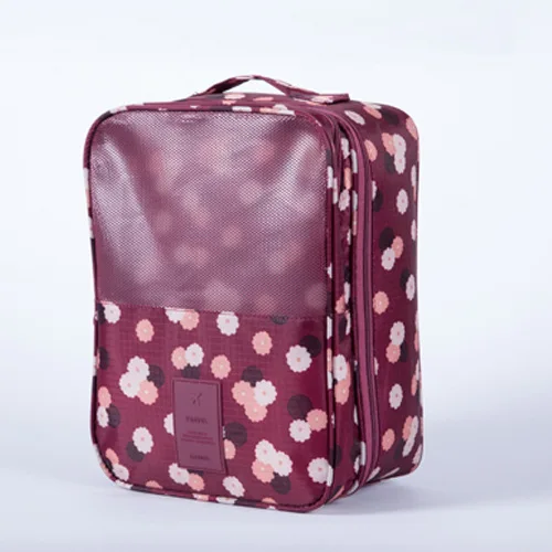 

Convenient Travel Storage Bag Nylon 6 Colors Portable Organizer Bags Shoe Sorting Pouch multifunction