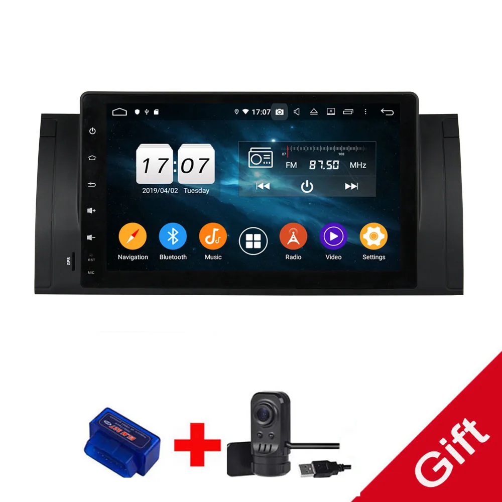 Android 9 0 Octa Core Для BMW M5/E39/X5/E53 автомобильный мультимедийный DVD gps навигации