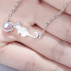 Женский браслет MEYRROYU, из серебра 925 пробы с лунным камнем, подарок на день рождения