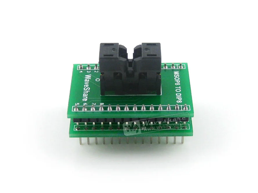 Waveshare SSOP8 TO DIP8 (A) TSSOP8 MSOP Wells IC тестовая розетка 656 1082211 Адаптер для программирования 0