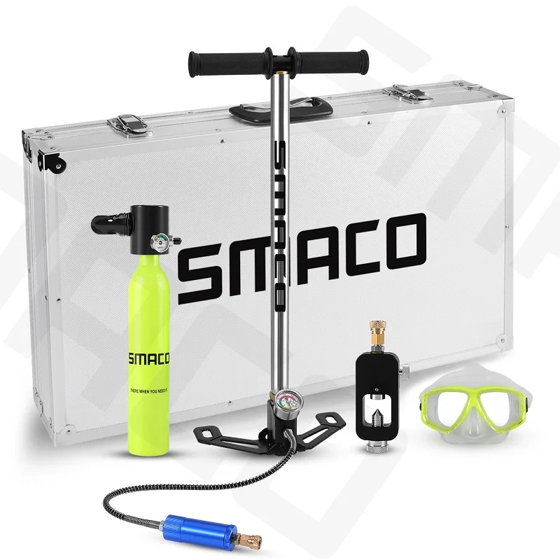mini scuba SMACO оборудование для дайвинга кислородный цилиндр набор мини-резервуар для подводного плавания набор оборудования для дайвинга - Цвет: mini scuba