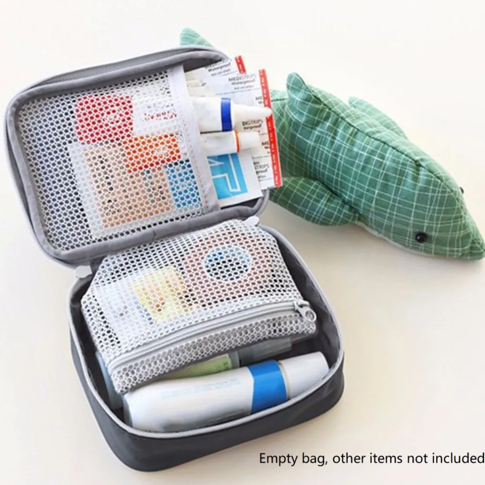 Милый Портативный мини открытый первой помощи медицина путешествий посылка набор для оказания первой медицинской помощи мешок для хранения таблеток небольшой органайзер для выживания