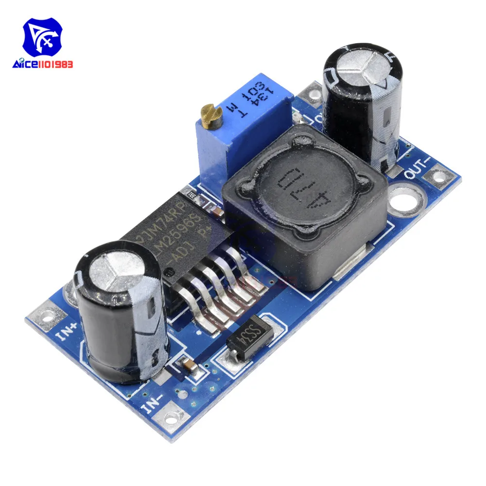 DC 4V 35V 1 23 V 30V 3A понижающий преобразователь модуль LM2596 плата питания выход 150KHz|buck