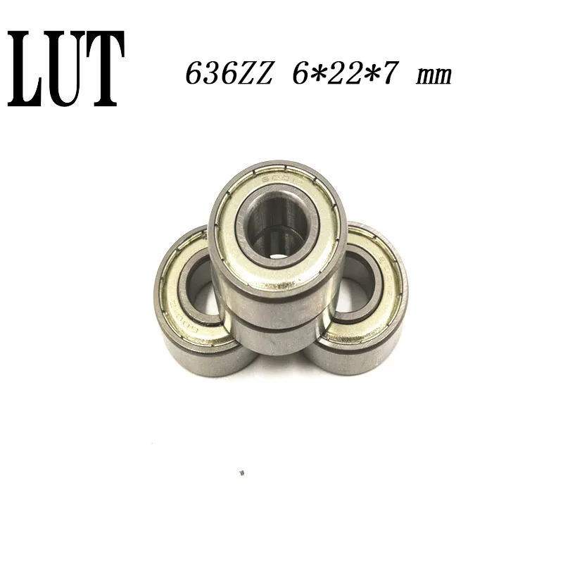 50pcs High quality ABEC-5 636ZZ 636Z 636 ZZ 6*22*7mm 6X22X7mm Metal Sealed Miniature Mini Bearing deep groove Ball bearing | Обустройство