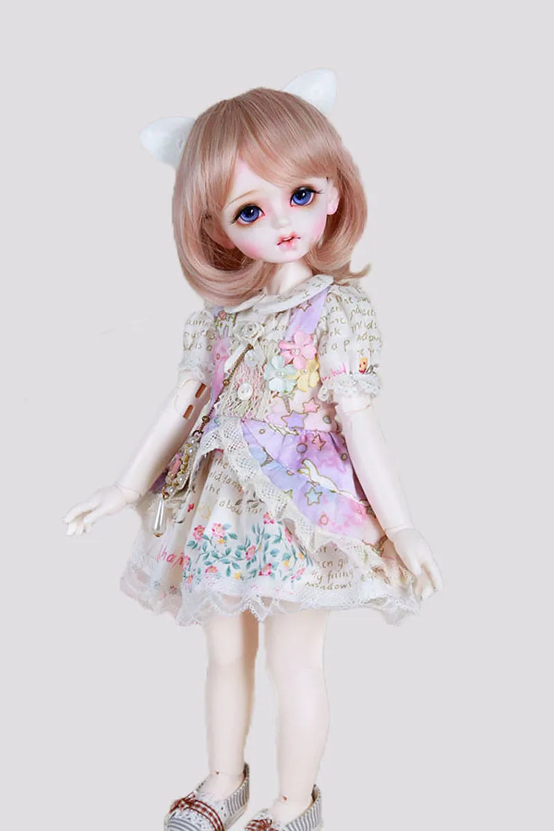 1/8 Bjd парик высокая температура короткий прекрасный провод Bjd парик SD для BJD волосы куклы много цветов