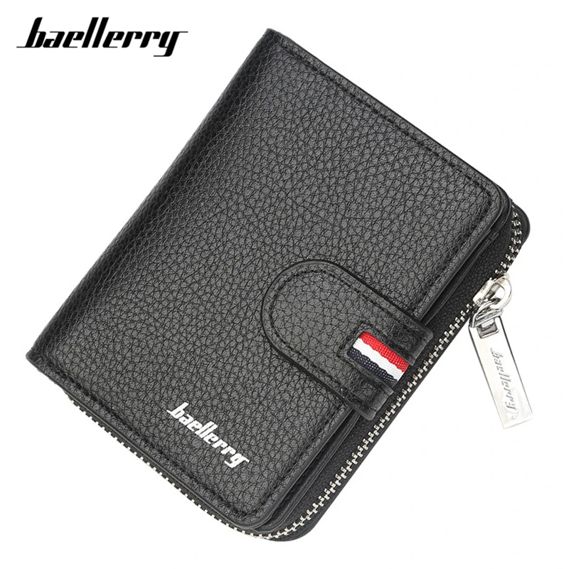 Baellerry много выездных мужчин ts мужской кошелек с молнией выдвижной кредитный