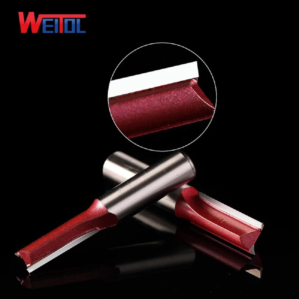 Weitol 1 шт. 1/2 дюйма двойные канавки метрические прямые биты деревообрабатывающие