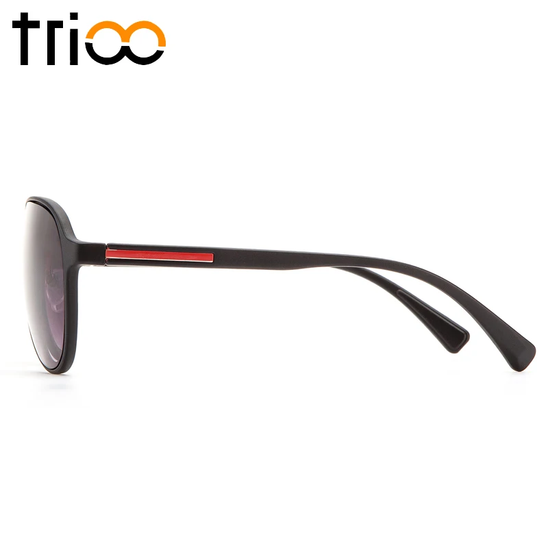 TRIOO UV400 Protection Sunglasses for men Cool Brand Red Line Design Sun Glasses Male Unisex Trending lunette de soleil femme | Аксессуары