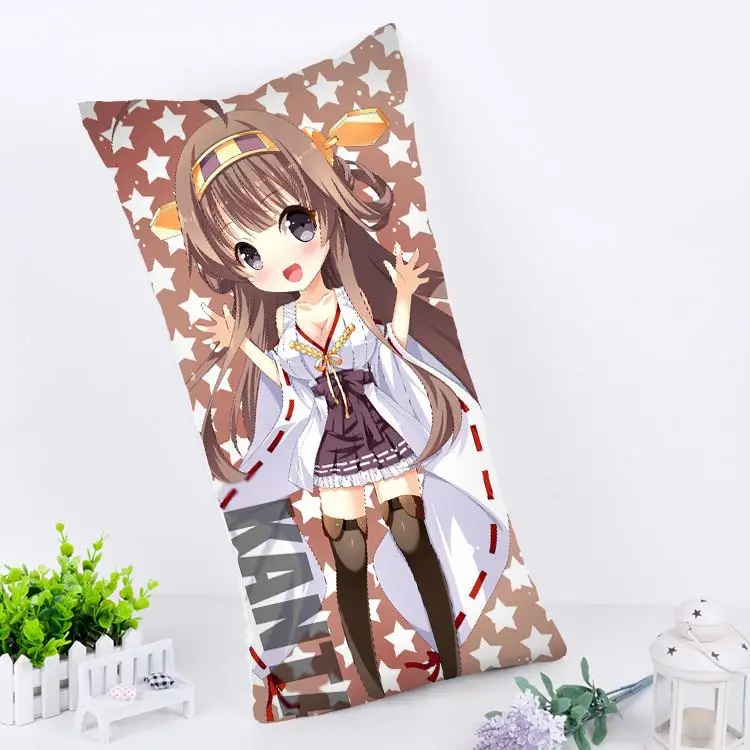 

Hobby Express Rectangle Anime Pillow Cushion Case Dakimakura Kantai Collection Cute Chibi Senkan RPC66