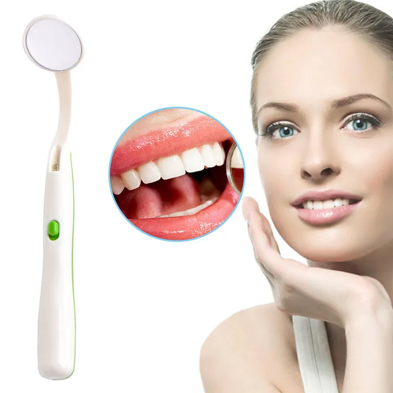 1 шт. Новое противотуманное Зубное зеркало с супер яркой светодиодной подсветкой