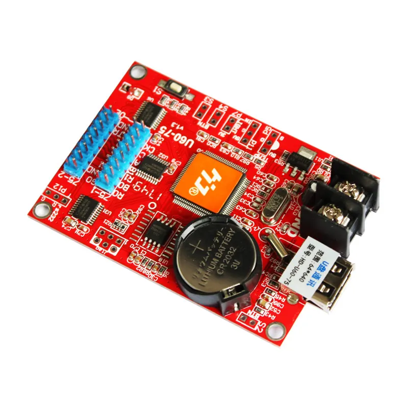 USB контроллер для светодиодных дисплеев 640*64 пикселей 2 порта hub75B|Дисплеи| |
