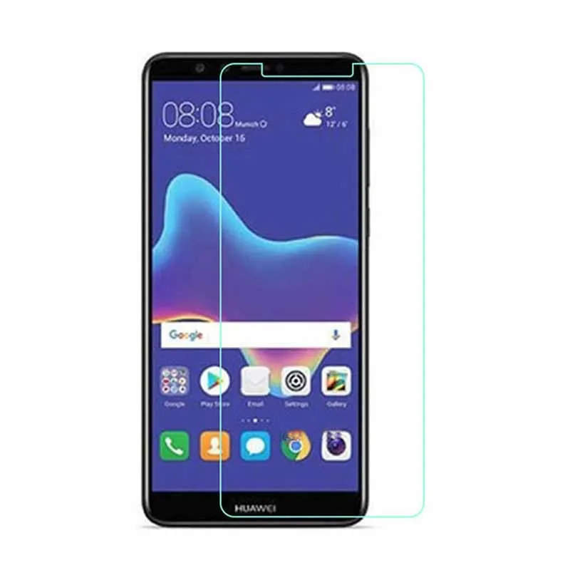 2 шт./лот для Huawei Y9 2018 защитная пленка из закаленного стекла 9H 2.5D на FLA-AL00 FLA-LA10 |