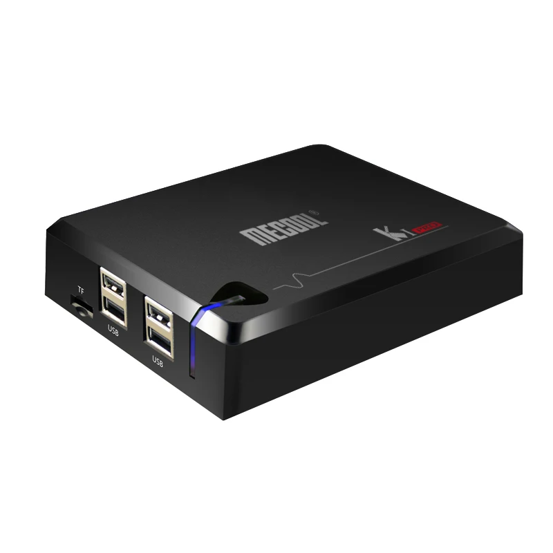 ТВ-приставка MECOOL KI PRO Android 7 1 четырехъядерный процессор Amlogic S905D 64 бит DVB домашний
