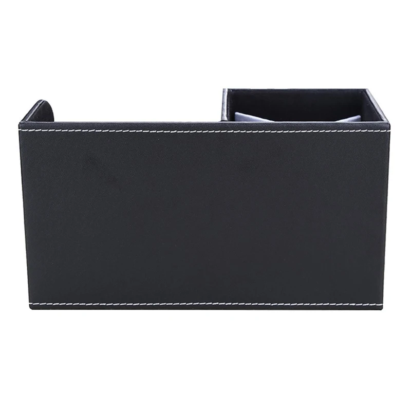 Из искусственной кожи с настольной подставкой косметический уход за кожей макияж организатор настольная подставка для ручек аксессуары для хранения сетки контейнер подарки коробка чехол