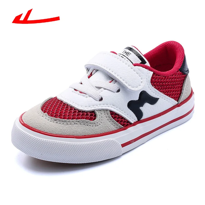 Huili kindergarten children's shoes for boys and girls leather &amp mesh upper light soft breathable kids outdoor sneaker | Детская