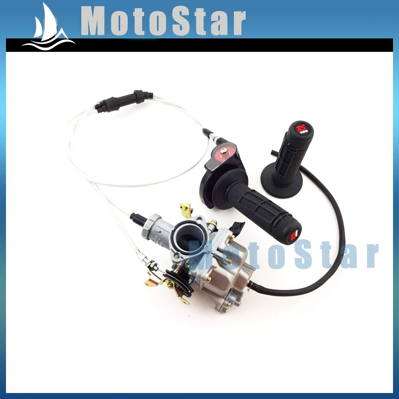 Карбюратор 30 мм с ручками и газовой заслонкой + набор кабелей для двигателя 200 куб.