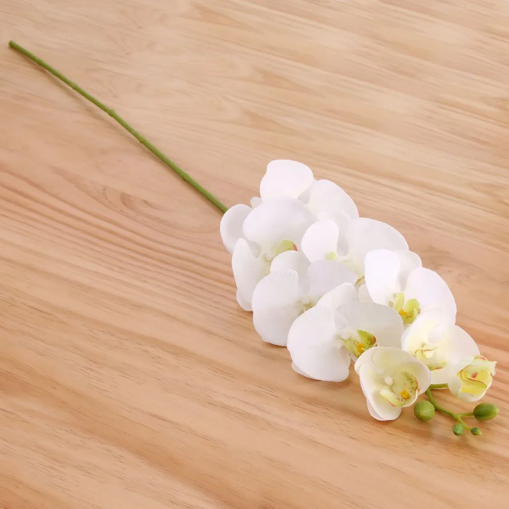 1 шт. 9 голова бабочка Орхидея, искусственные цветы DIY горшечные растения decora свадебные декорации цветок поддельные растения