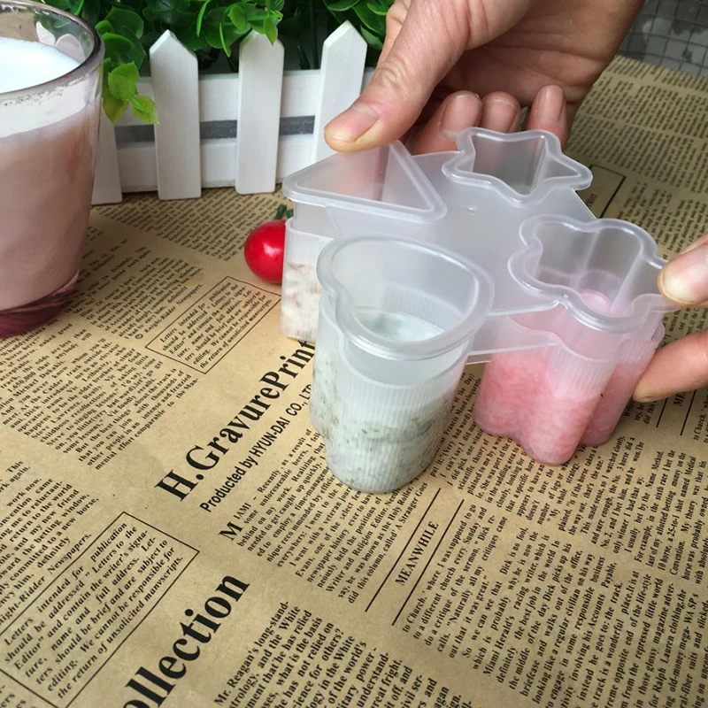 Четыре формы суши форма для рисовых шариков Удар DIY Треугольники сердце звезда