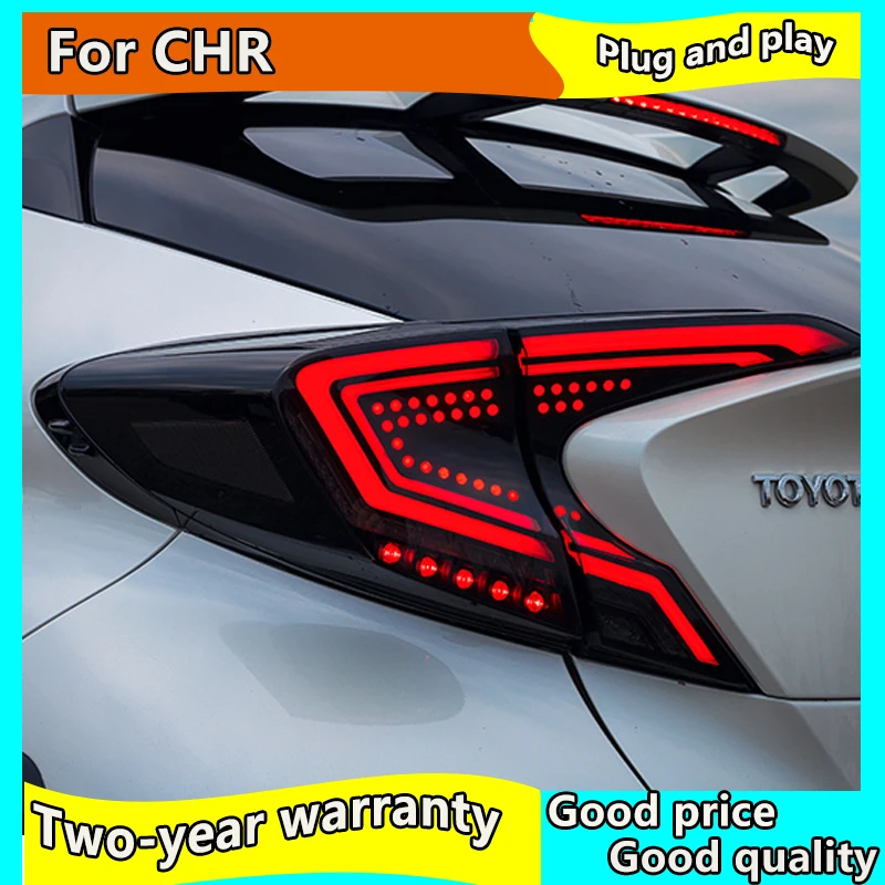 Автомобильный Стайлинг светодиодный задсветильник для Toyota CHR 2018 2019 задний