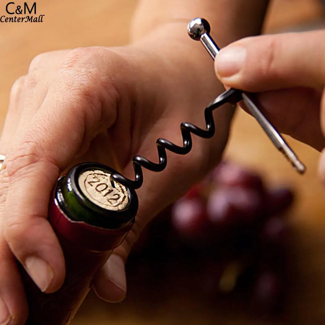 3 Tool 5 Wine Corkscrew Pocket inches Steel cm Bottle Sports Outdoors 7 Opener Black Cans Stainless | Дом и сад