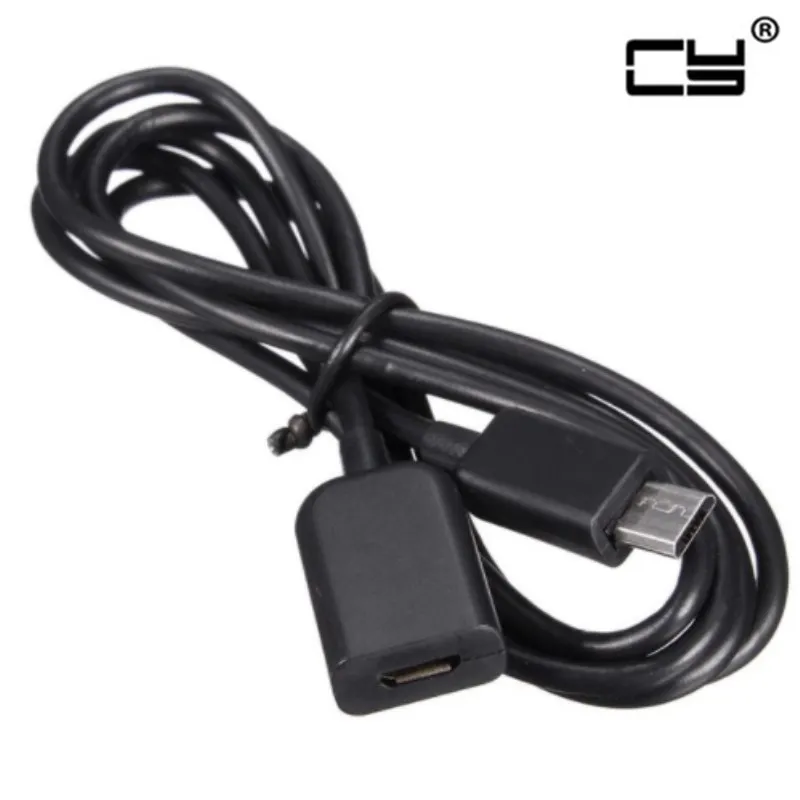 Высококачественный 1 м Micro USB 2 0 B 5 контактный штекер гнездо m/F УДЛИНИТЕЛЬ для