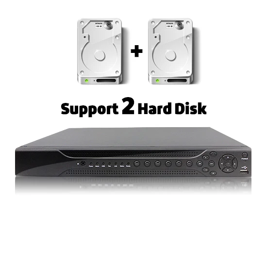 CCTV 24CH безопасности на открытом воздухе POE Системы с 24*1080P 2 SATA NVR + 16 шт. 720P Открытый ip
