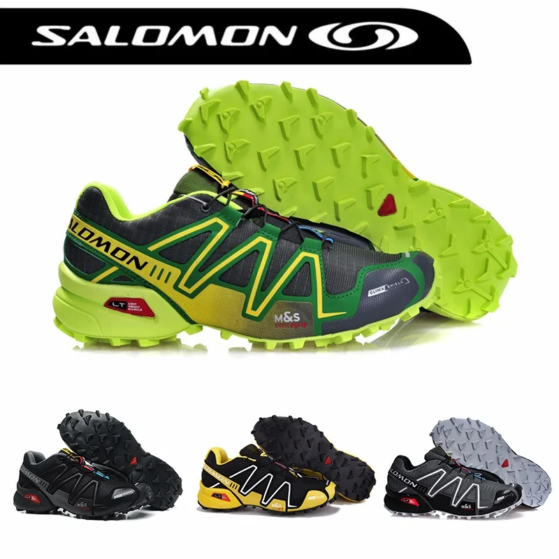 Salomon Speedcross 3 CS для мужчин Уличная обувь дышащая Соломон бег спортивная zapatillas hombre