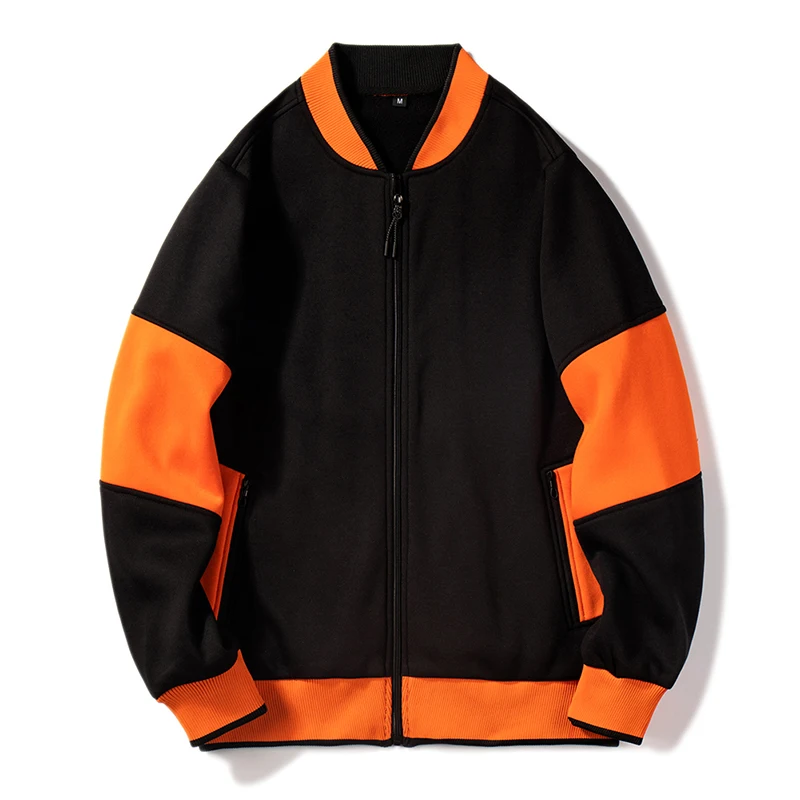 2019 Новые мужские повседневные толстовки Осенние флисовые s Свободные Лоскутные с