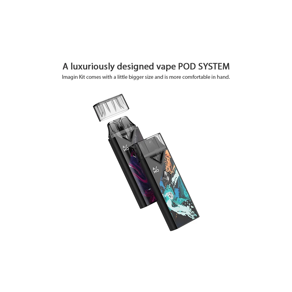 Origina OVNS Aimovape Imagin Pod Vape Kit Starter Pen 1100 мАч с емкостью 3 мл 1.2ohm картридж испарителем |