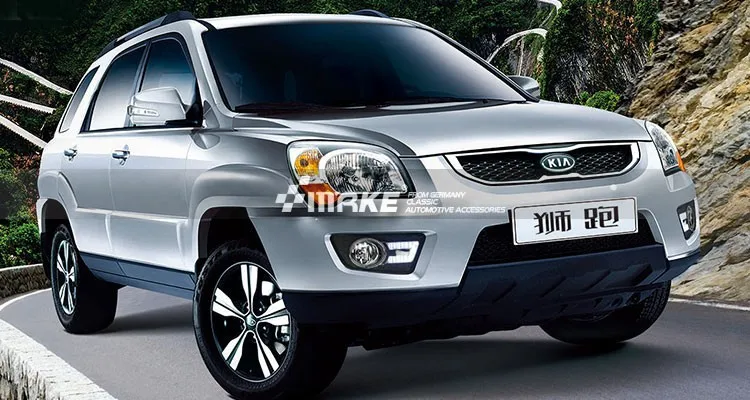 Для 2008~ 2012 KIA Sportage светодиодный drl/Светодиодный дневной светильник, 2 шт./компл.+ провод жгут; 15W 12 V, 6000~ 7000K
