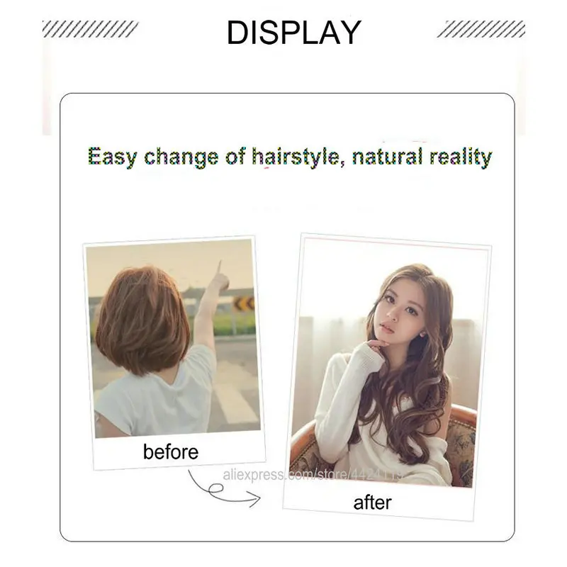 Волнистые длинные парики для волос высокая температура синтетические волосы