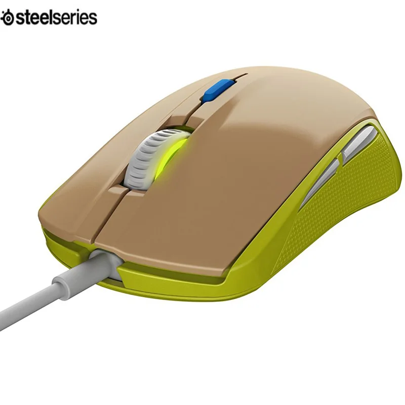 Совершенно новая SteelSeries Rival 100 оптическая игровая мышь-Gaia Green | Компьютеры и офис